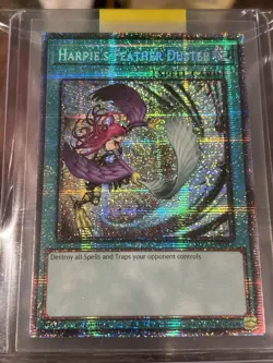 Yugioh! Pot Of Greed MP25-EN050 and Harpies Feather Duster STARLIGHT Rare - Image 5