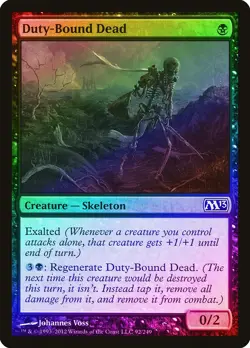 Duty-Bound Dead FOIL Magic 2013 / M13 NM Black Common MAGIC MTG CARD ABUGames - Image 1