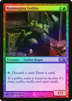 Rummaging Goblin FOIL Magic 2013 / M13 NM Red Common MAGIC MTG CARD ABUGames - Image 1