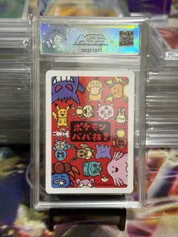 Old Maid Pikachu Japanese 2029 Playing Cards Ags Legendary 10 - Image 2