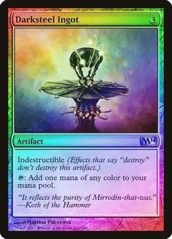 Darksteel Ingot FOIL Magic 2014 / M14 NM Artifact Uncommon MAGIC CARD ABUGames - Image 1