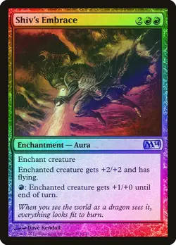 Shiv's Embrace FOIL Magic 2014 / M14 NM Red Uncommon MAGIC MTG CARD ABUGames - Image 1