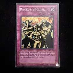 Yugioh Backup Soldier PSV-028 Super Rare Unlimited Edition HP - Image 1