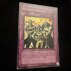 Yugioh Backup Soldier PSV-028 Super Rare Unlimited Edition HP - Image 4