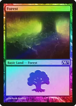 Forest (248) FOIL Magic 2013 / M13 PLD Basic Land MAGIC MTG CARD ABUGames - Image 1