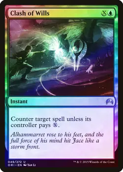 Clash of Wills FOIL Magic Origins NM Blue Uncommon MAGIC MTG CARD ABUGames - Image 1