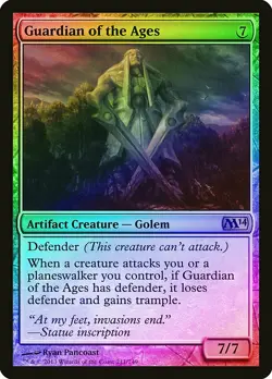 Guardian of the Ages FOIL Magic 2014 / M14 NM Artifact Rare MTG CARD ABUGames - Image 1