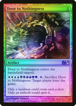 Door to Nothingness FOIL Magic 2013 / M13 HEAVILY PLD Rare CARD ABUGames - Image 1