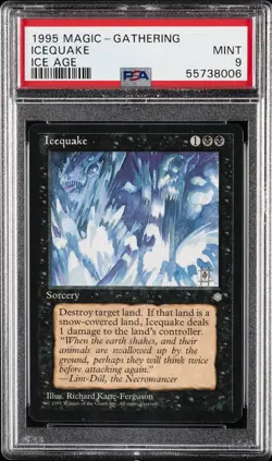 1995 MTG ICE AGE ICEQUAKE PSA 9 - Image 1