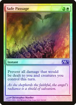 Safe Passage FOIL Magic 2013 / M13 NM White Common MAGIC MTG CARD ABUGames - Image 1