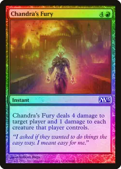 Chandra's Fury FOIL Magic 2013 / M13 NM Red Common MAGIC MTG CARD ABUGames - Image 1
