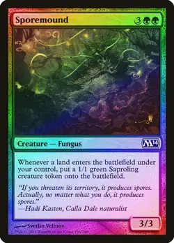 Sporemound FOIL Magic 2014 / M14 NM Green Common MAGIC GATHERING CARD ABUGames - Image 1