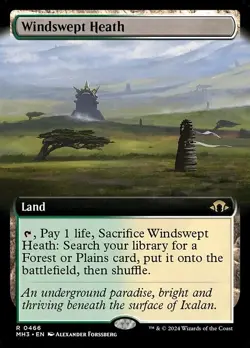MTG - (Extended Art) WINDSWEPT HEATH - Modern Horizons 3 (R) - Image 1