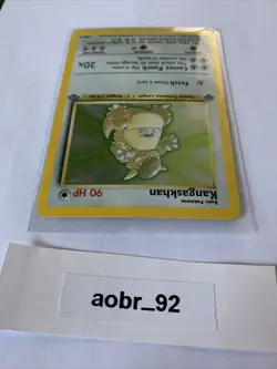 Kangaskhan Pokemon Card Holo 1st Edition Jungle Set 5/64 - Image 3