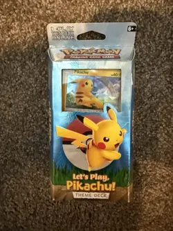Pokemon Let’s Play Pikachu Theme Deck Factory Sealed Box - Image 1