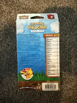 Pokemon Let’s Play Pikachu Theme Deck Factory Sealed Box - Image 2