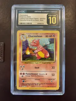 Pokemon TCG Charmeleon CLC 002/034 Classic Collection CGC Pristine 10 - Image 1