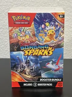 Pokemon TCG Scarlet & Violet SURGING SPARKS Booster Bundle New Factory Sealed - Image 1