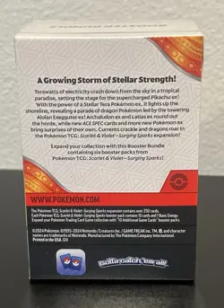 Pokemon TCG Scarlet & Violet SURGING SPARKS Booster Bundle New Factory Sealed - Image 2