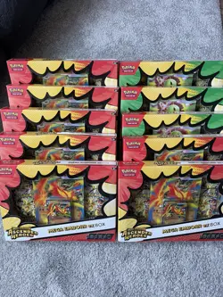 Pokemon TCG Ascended Heroes: Mega Emboar Ex And Mega Meganium Ex MIX X10 NEW - Image 1