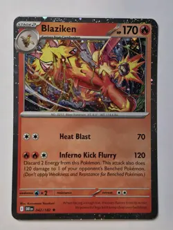 Blaziken - 042/182 Cosmos Holo Pokemon Destined Rivals Exclusive NM - Image 1