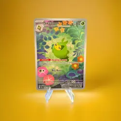 🌿✨ Swadloon 088/086 Illustration Rare – White Flare – Pokemon TCG – NM 🔥 - Image 1