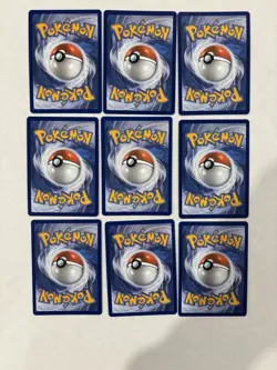 Pokemon Full Set of 9 First Partner Series 1 Illustration Collection English NM+ - Image 2