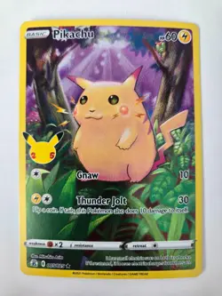 Pokemon Pikachu 005/025 - Celebrations - Holo Full Art - Image 1