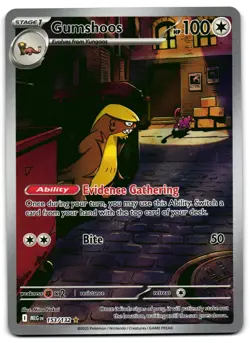Gumshoos 153/132 - 🌊 Mega Evolution Illustration Rare Pokemon TCG 🖤 - NM - Image 1