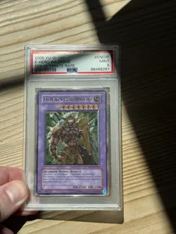 PSA 9 YuGiOh Elemental Hero Wildedge EEN-EN035 Ultimate Rare EURO MINT - Image 1