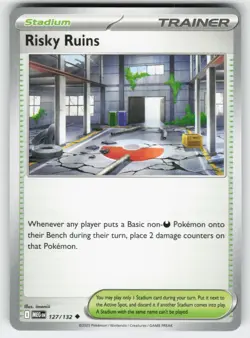 Risky Ruins 127/132 Uncommon Mega Evolution Pokemon Near Mint - Image 1
