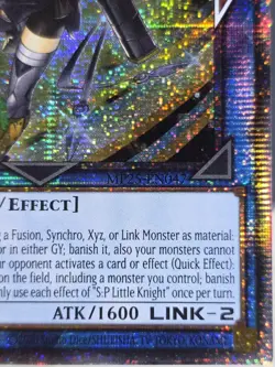 Yugioh! S:P Little Knight Starlight Rare 2025 tin MP25-EN047 ships 9/5 - Image 3