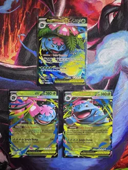Pokemon TCG Mega Venusaur EX Lot x3 Mega Evolutions NM - Image 1