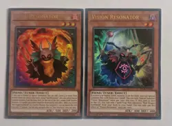🔥2x Yu-Gi-Oh - SDCK-EN001 Soul Resonator & SDCK-EN002 Vision Resonator UR M/NM - Image 1
