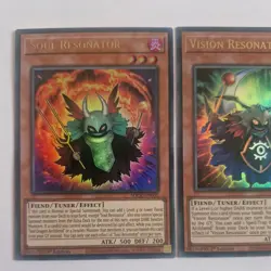 🔥2x Yu-Gi-Oh - SDCK-EN001 Soul Resonator & SDCK-EN002 Vision Resonator UR M/NM - Image 2