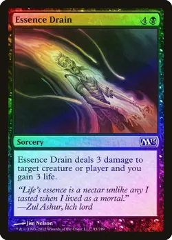 Essence Drain FOIL Magic 2013 / M13 NM Black Common MAGIC MTG CARD ABUGames - Image 1