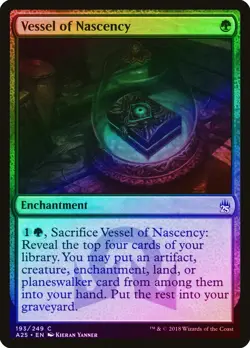 Vessel of Nascency FOIL Masters 25 NM Green Common MAGIC MTG CARD ABUGames - Image 1