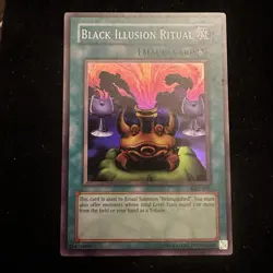 Yugioh TCG Black Illusion Ritual MRL-051 Magic Ruler Unlimited Edition Holo - Image 1