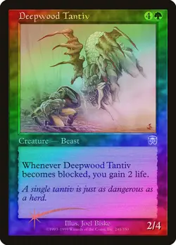 Deepwood Tantiv FOIL Mercadian Masques NM Green Uncommon MAGIC CARD ABUGames - Image 1