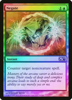 Negate FOIL Magic 2012 / M12 PLD Blue Common MAGIC GATHERING CARD ABUGames - Image 1
