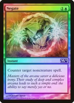 Negate FOIL Magic 2012 / M12 NM Blue Common MAGIC THE GATHERING CARD ABUGames - Image 1