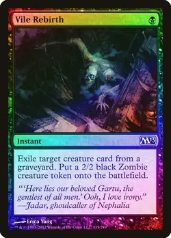 Vile Rebirth FOIL Magic 2013 / M13 NM Black Common MAGIC MTG CARD ABUGames - Image 1