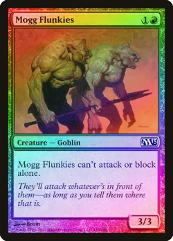 Mogg Flunkies FOIL Magic 2013 / M13 NM Red Common MAGIC MTG CARD ABUGames - Image 1