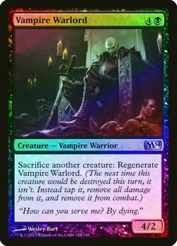Vampire Warlord FOIL Magic 2014 / M14 NM Black Uncommon MAGIC CARD ABUGames - Image 1