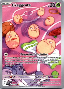 Pokemon TCG Exeggcute 192/191 Surging Sparks Illustration Rare Card NM Condition - Image 1
