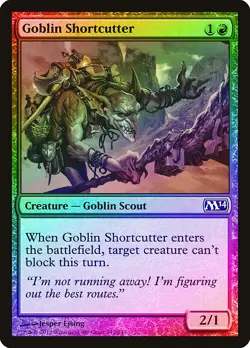 Goblin Shortcutter FOIL Magic 2014 / M14 NM Red Common MAGIC MTG CARD ABUGames - Image 1