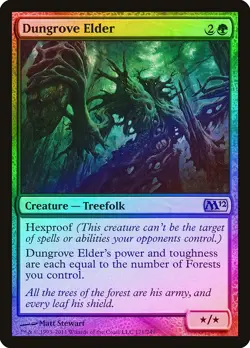 Dungrove Elder FOIL Magic 2012 / M12 PLD Green Rare MAGIC MTG CARD ABUGames - Image 1