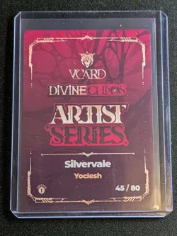 Silvervale Box Topper 1st Edition Divine Chaos Card GamerSupps VCard 45/80 - Image 2