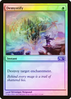 Demystify FOIL Magic 2012 / M12 NM White Common MAGIC GATHERING CARD ABUGames - Image 1
