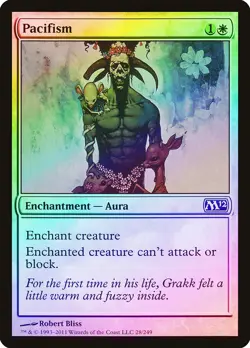 Pacifism FOIL Magic 2012 / M12 NM White Common MAGIC GATHERING CARD ABUGames - Image 1